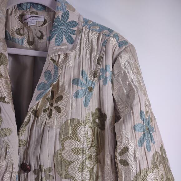 Erin London Quilted Button Up Jacket, Size XL - Picture 6 of 9